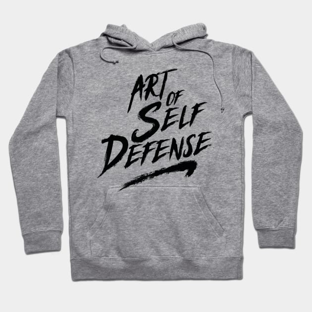 Art Of Self Defense (v2) Hoodie by bluerockproducts